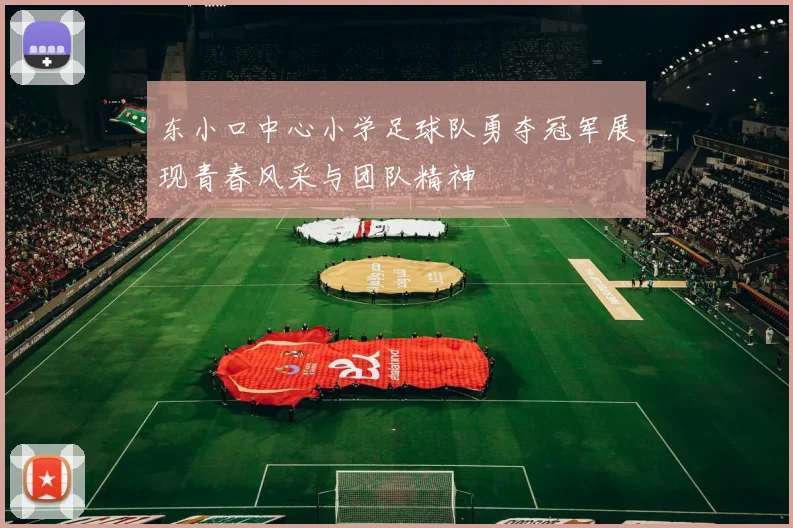 东小口中心小学足球队勇夺冠军展现青春风采与团队精神